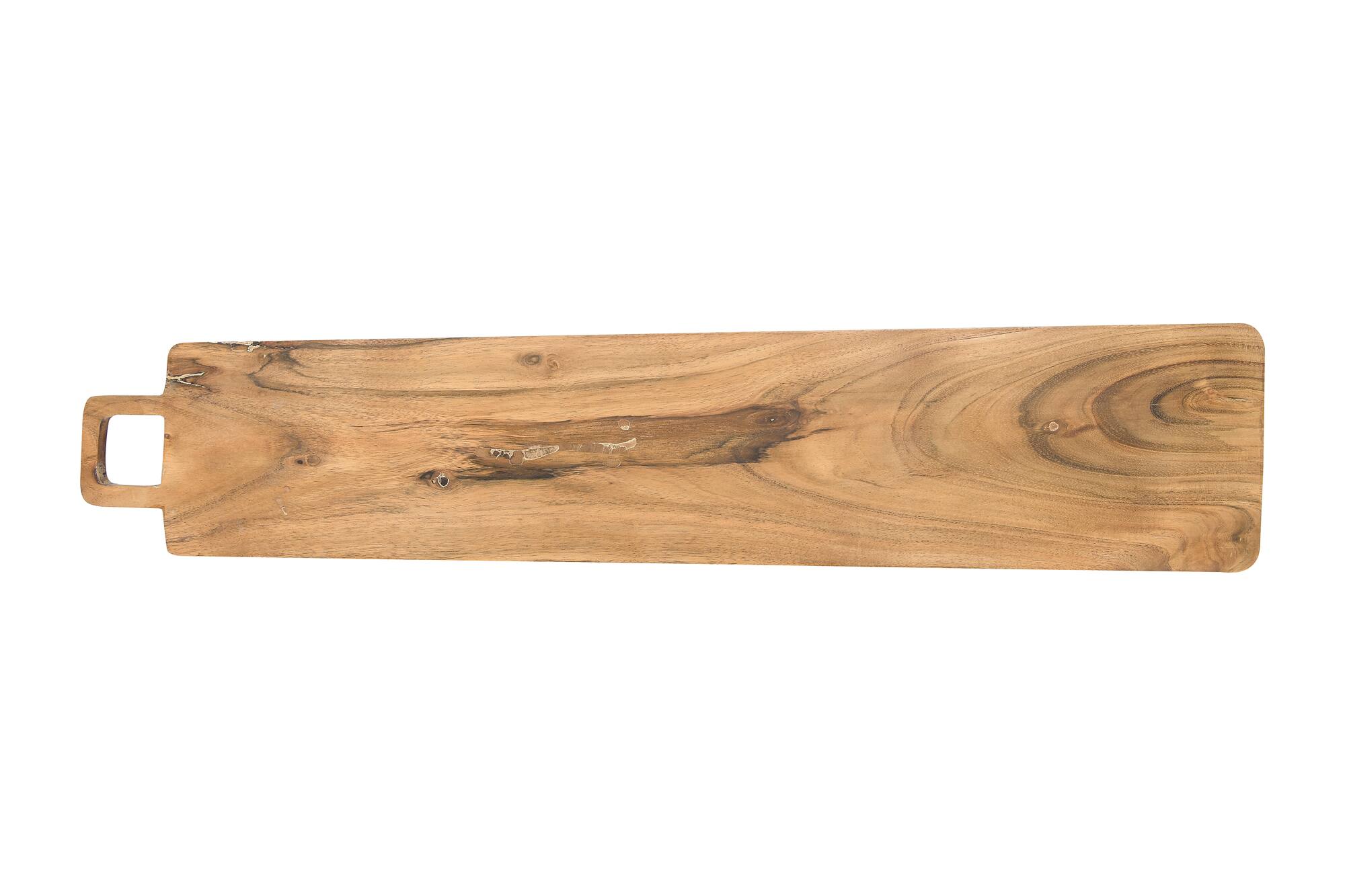 Hello Honey® 27.5" Rectangle Acacia Wood Cheese/Cutting Board with Square Handle
